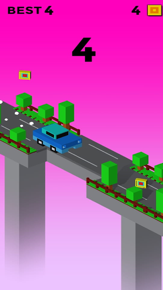 crossy road:car game