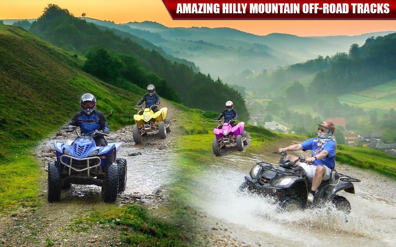 ATV Quad Bike Airborne Racing
