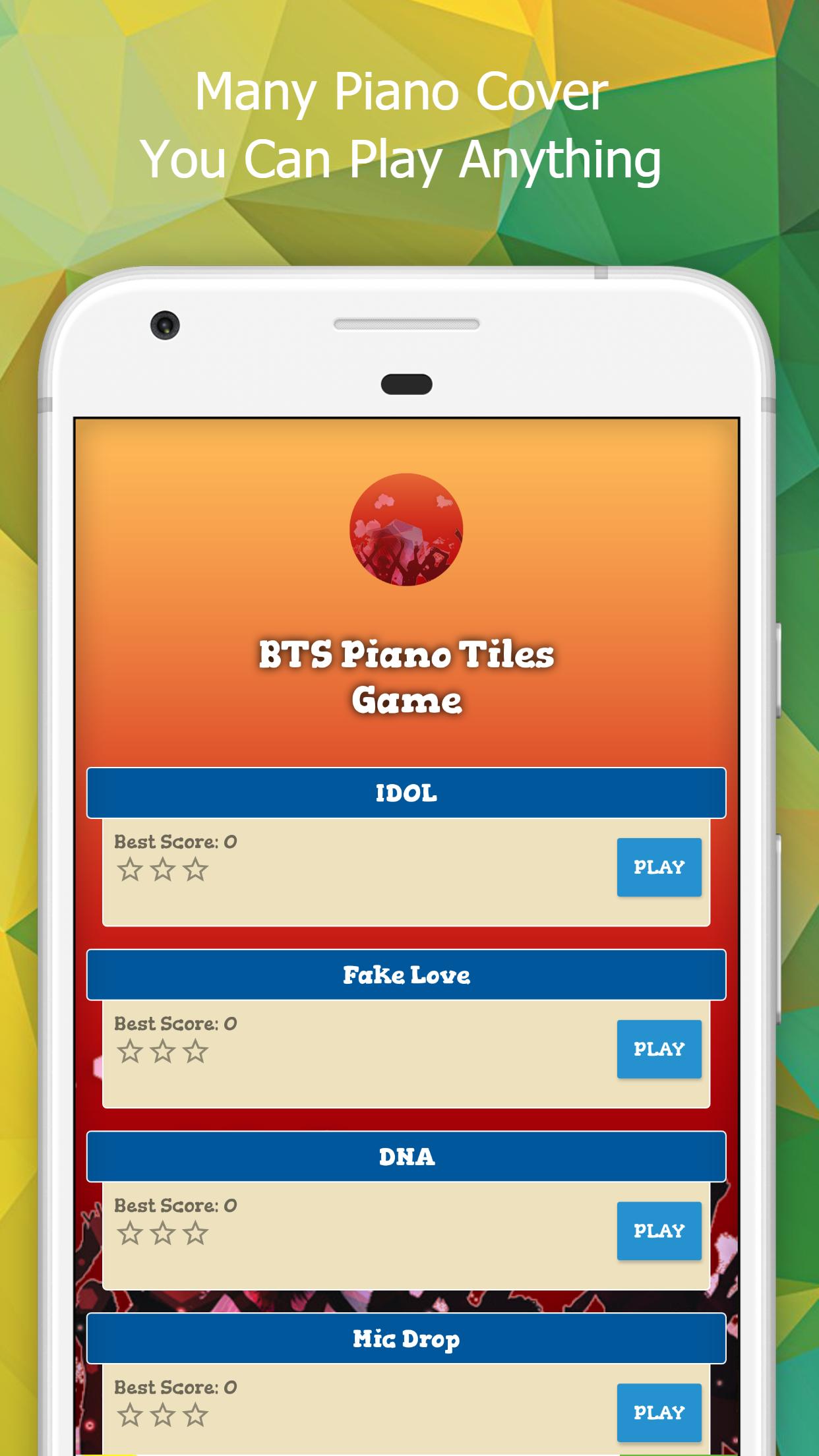 BTS Piano Tap Tiles Game