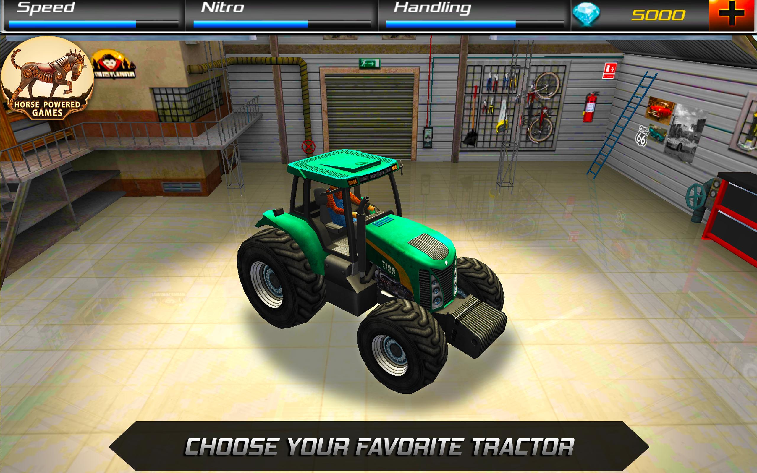 Heavy Farm Tractor Racing 3D