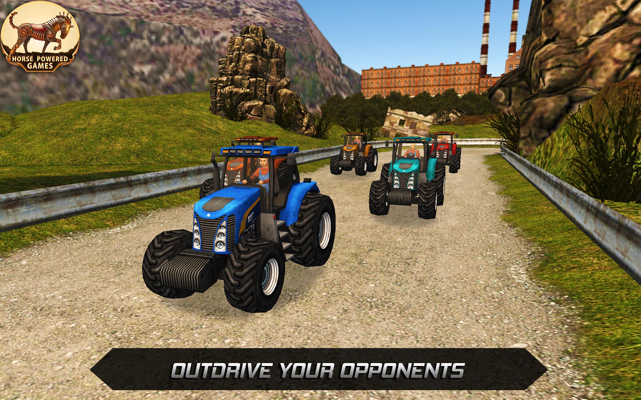 Heavy Farm Tractor Racing 3D