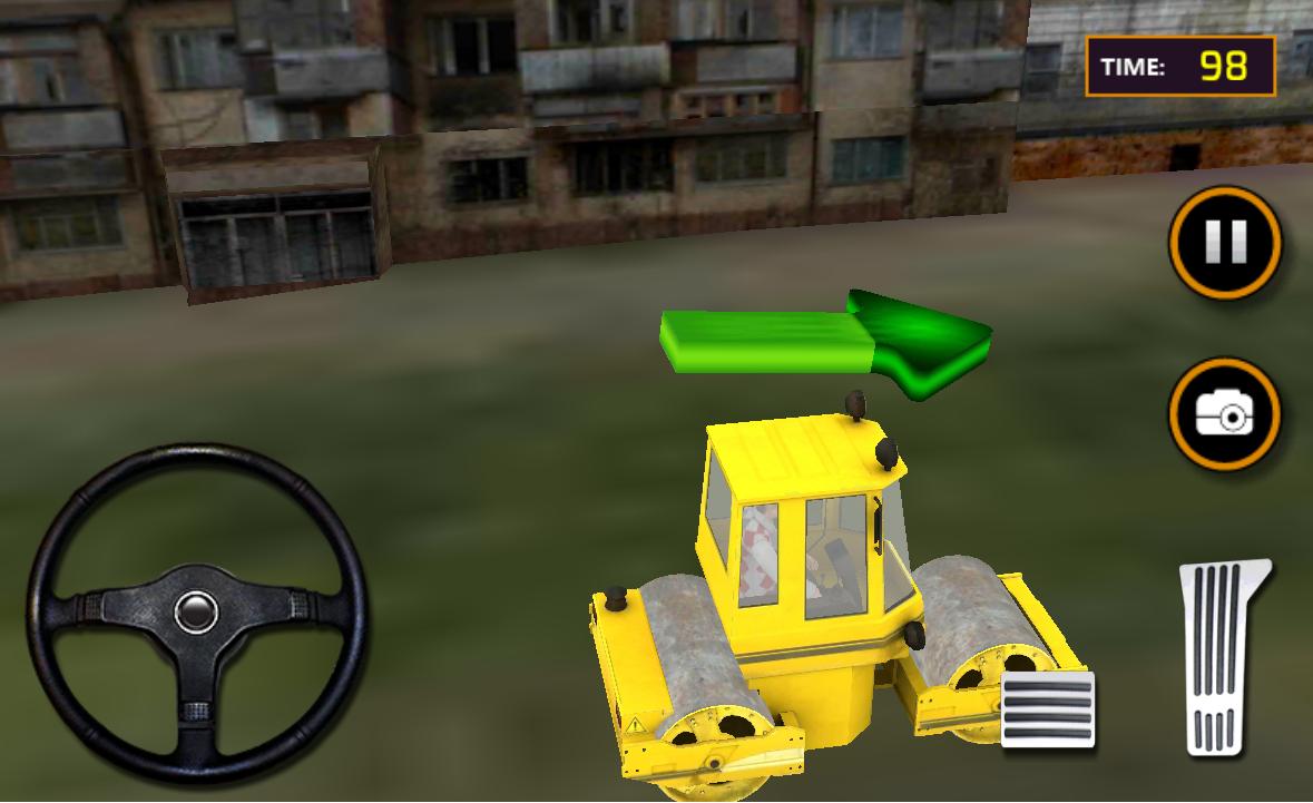 City Roads Construction Roller