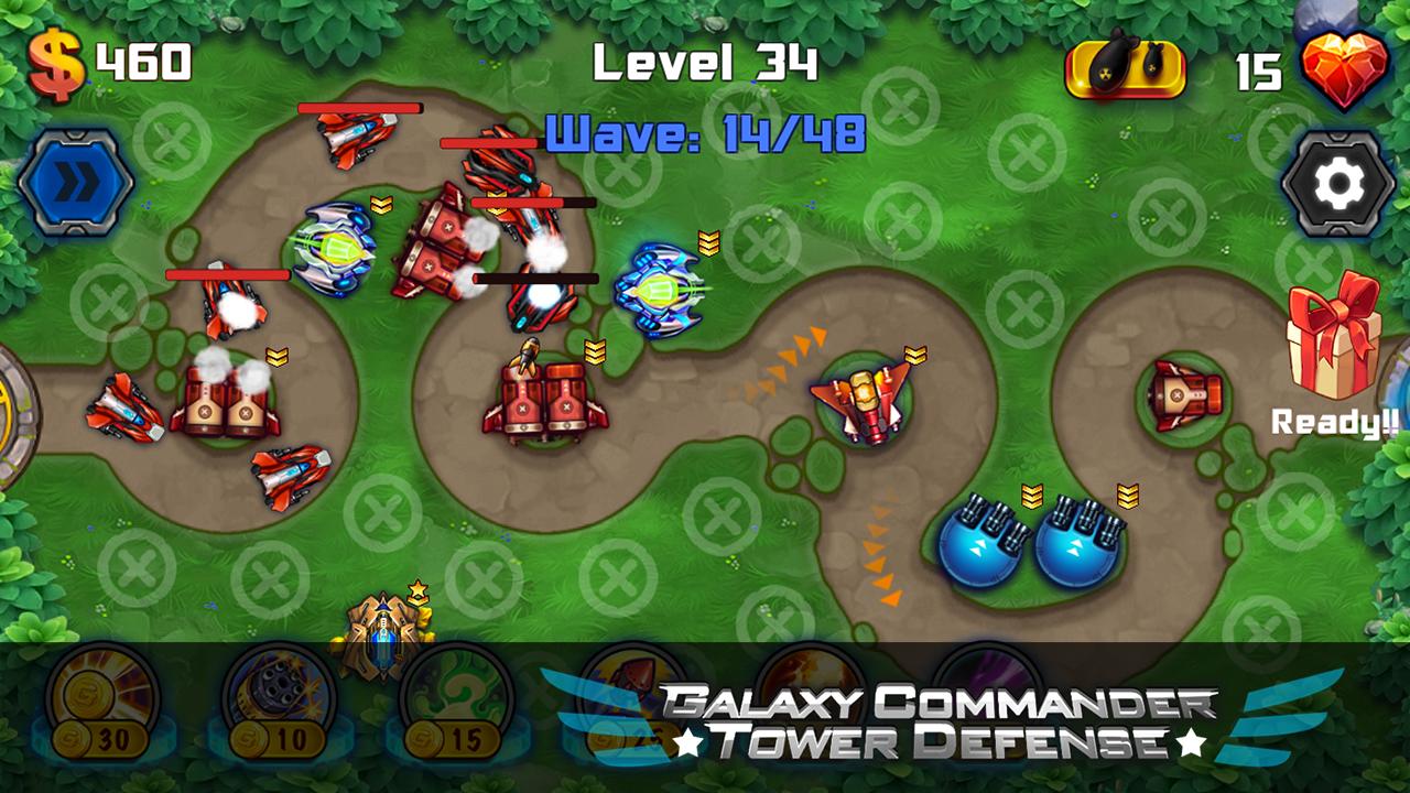 Galaxy Commander Tower defense