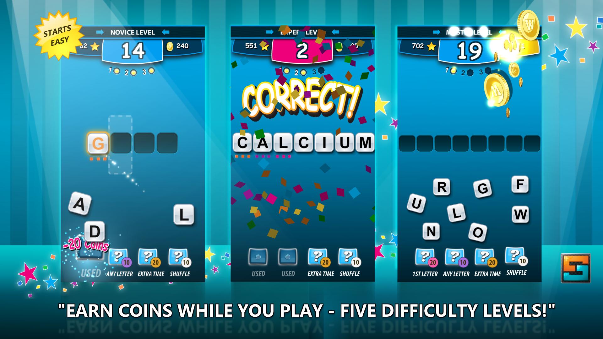 WORDFIX word scramble game