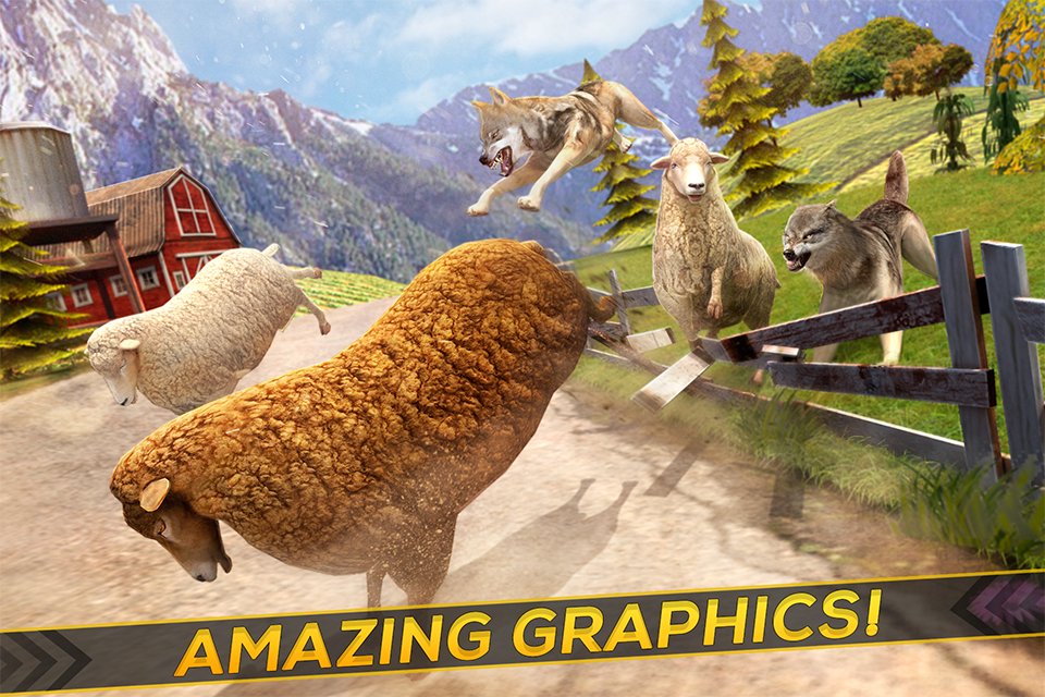 Sheep Racing Adventure Game 3D