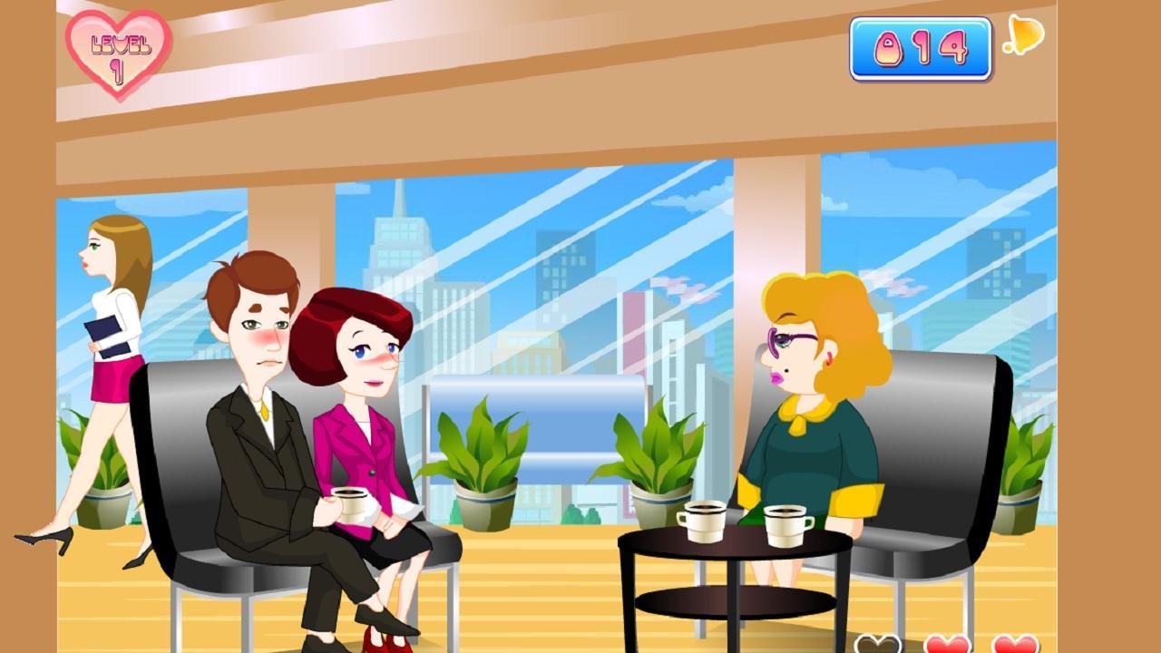 Kissing Office Game