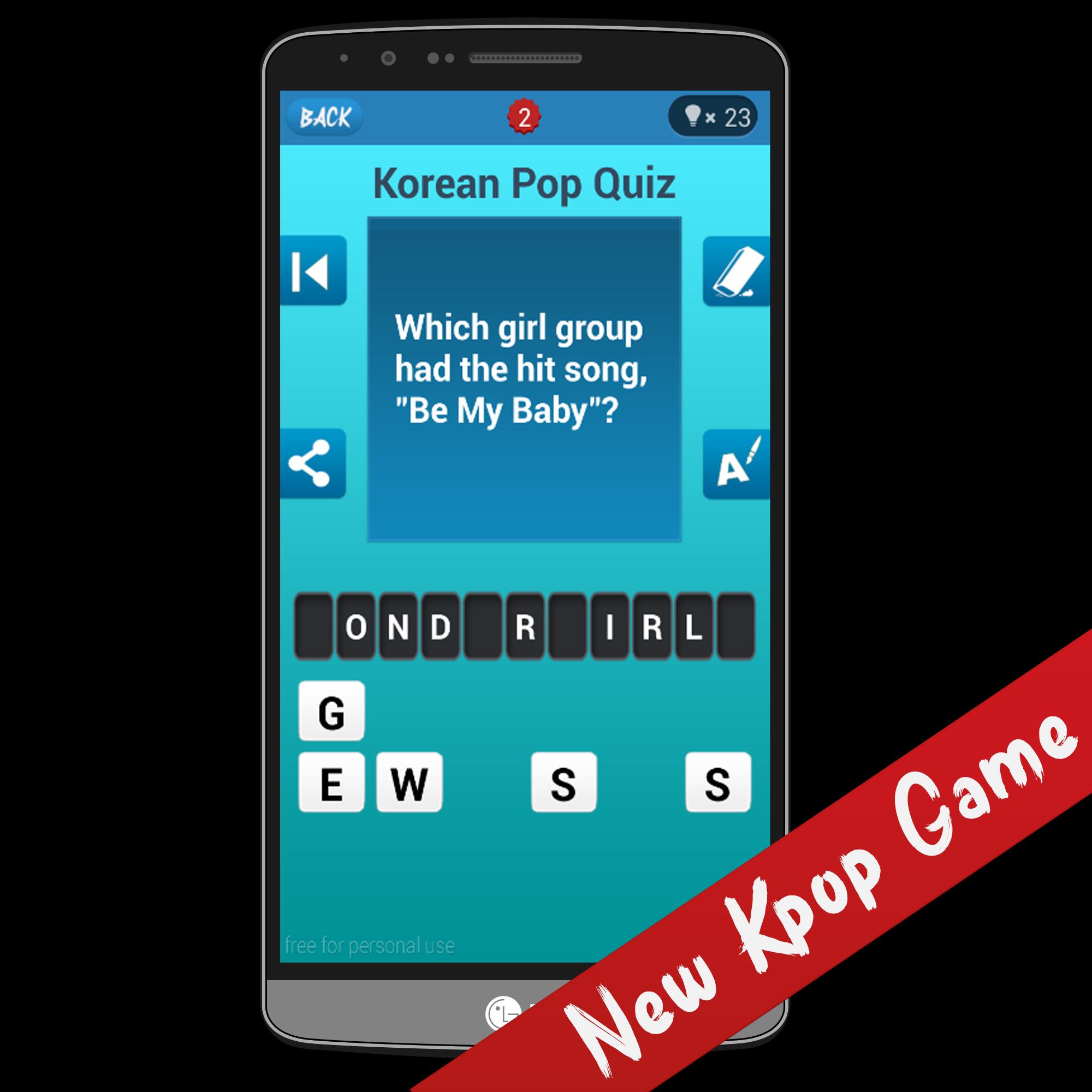 K-pop Quiz Trivia Games 2016