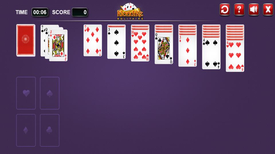 Solitaire Klondike card
