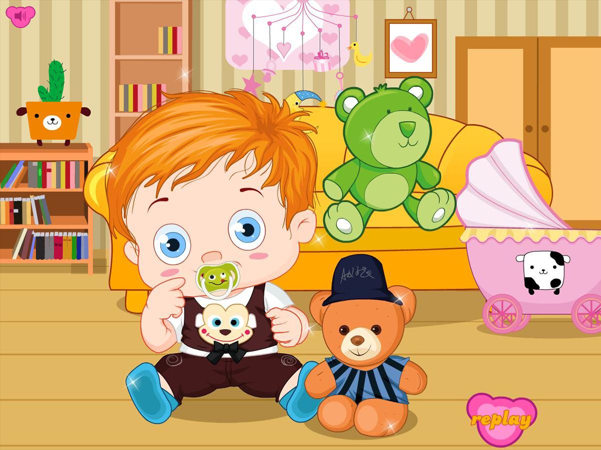 Baby with teddy bear