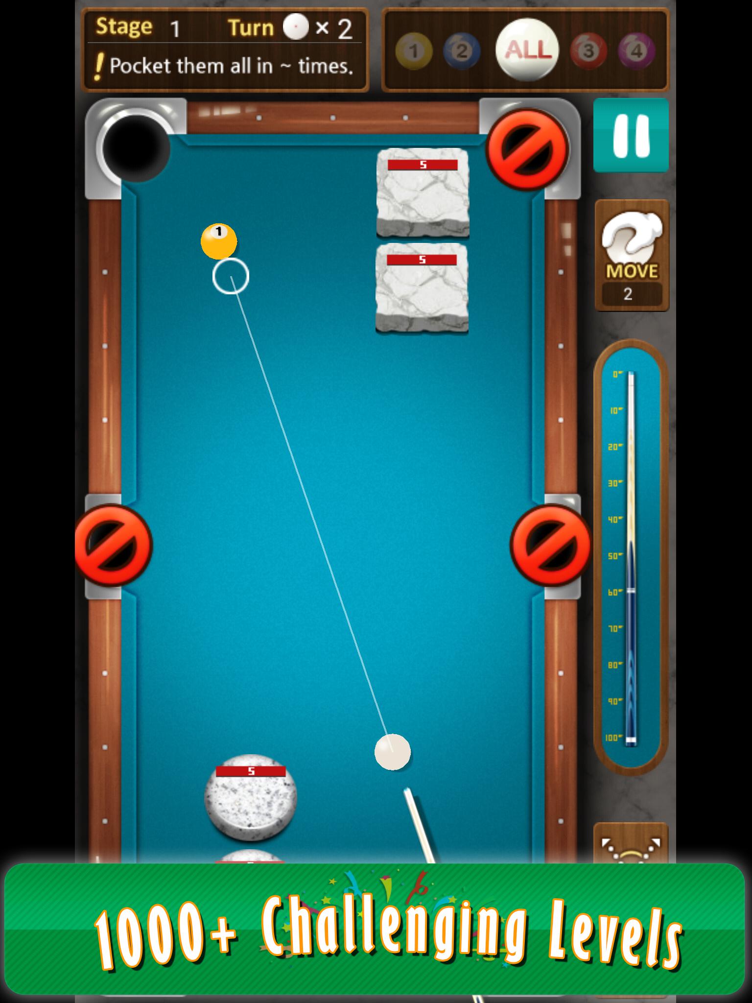 8 ball poll : Billiards