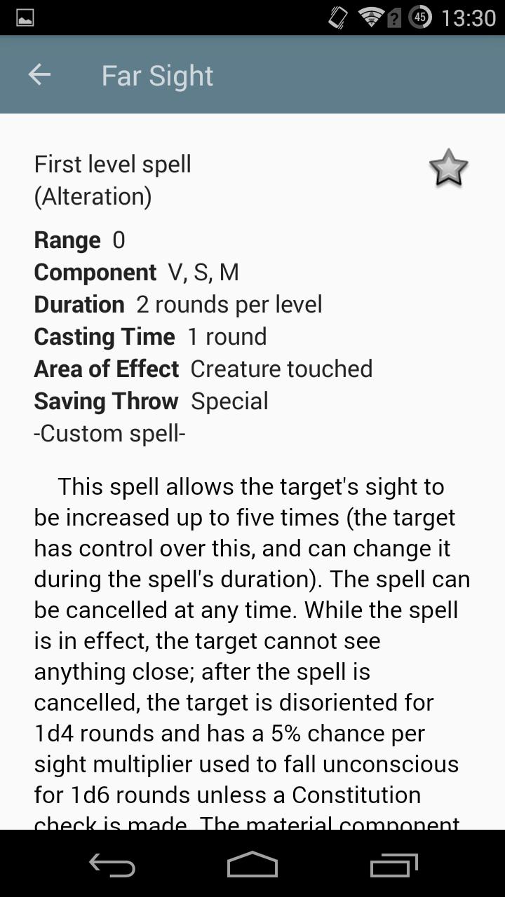 Grimorium for AD&D