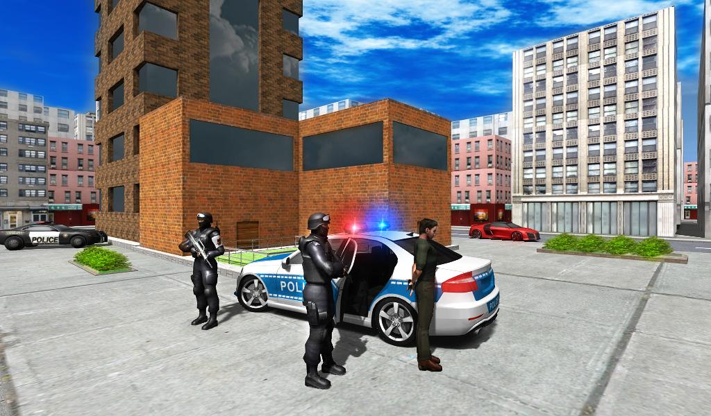 Police Car Driver City