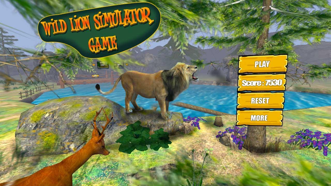 Wild Lion Simulator Game