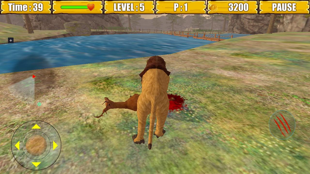 Wild Lion Simulator Game