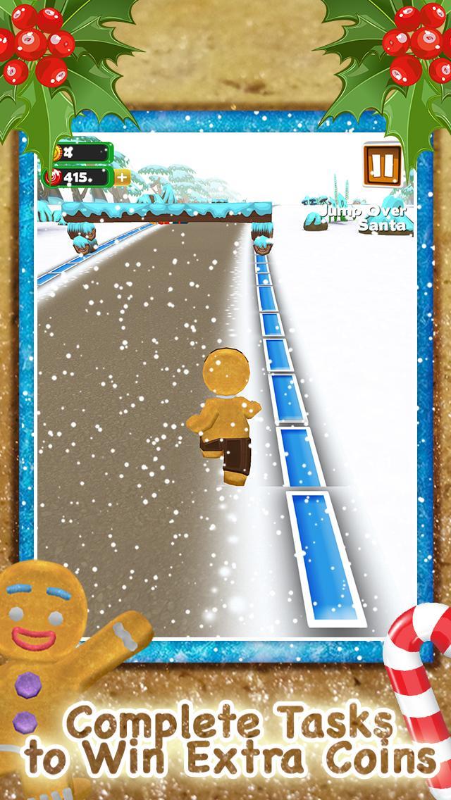 3D Gingerbread Dash Game FREE