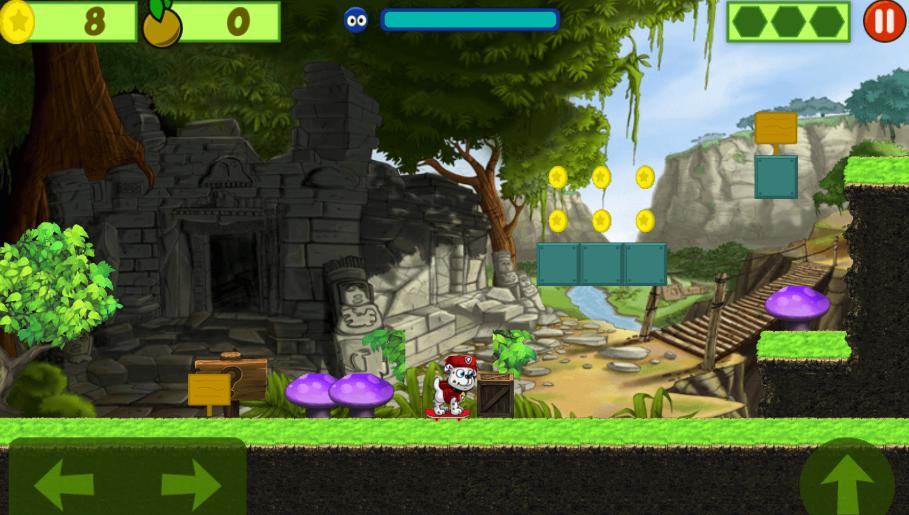 Paw Puppy Skater Jungle Run