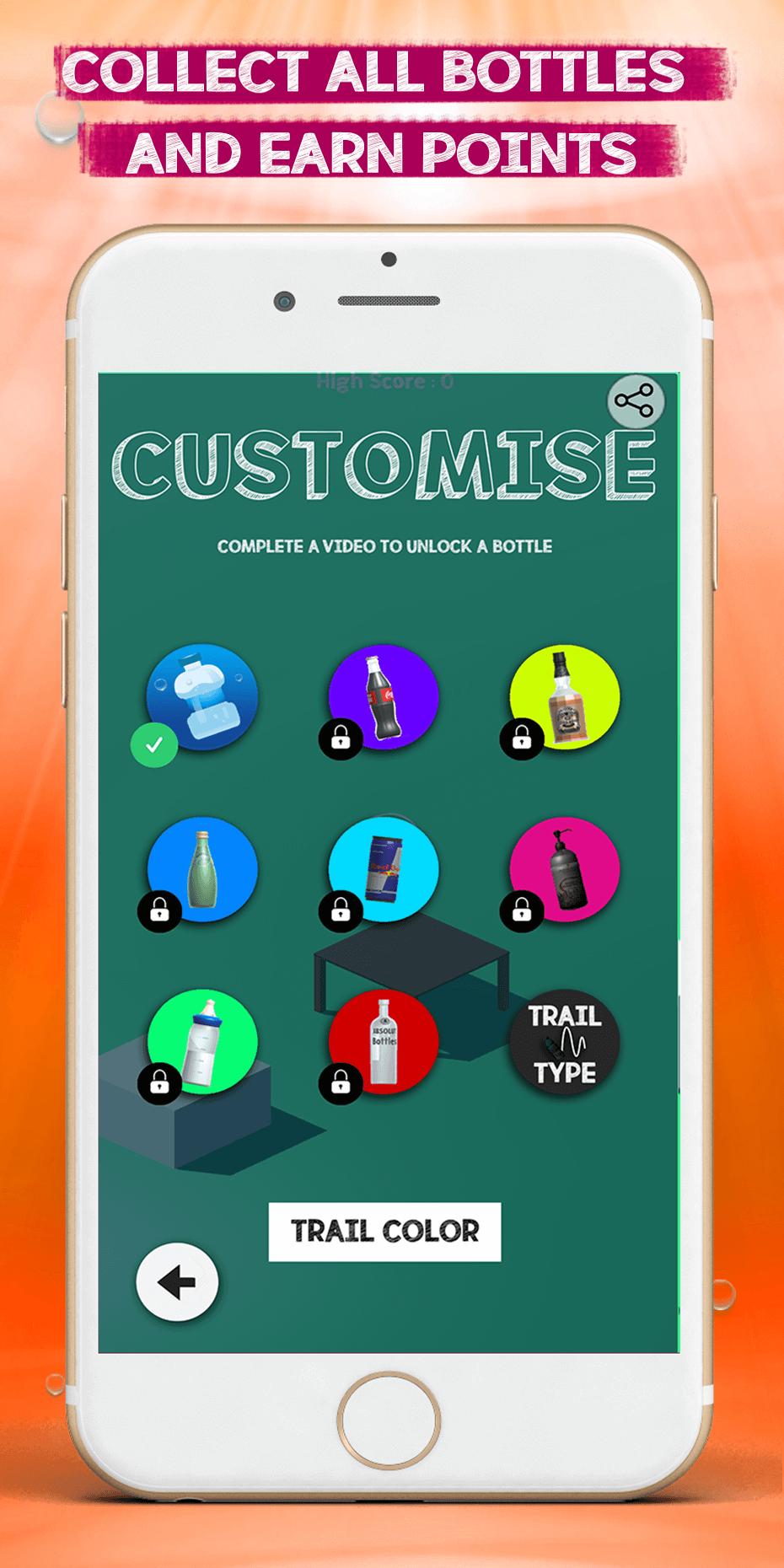 bottle flip 2 Challenge - water bottle flip game