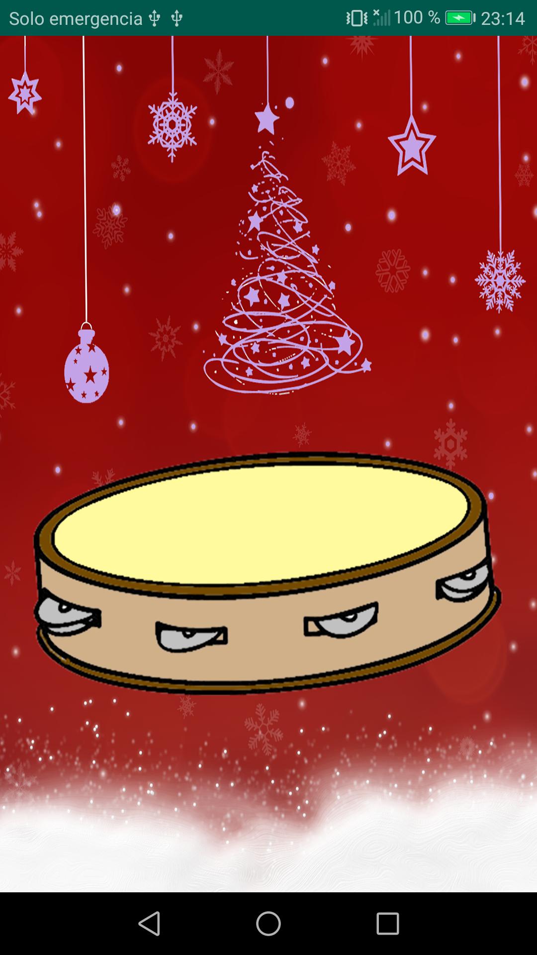 Christmas Tambourine