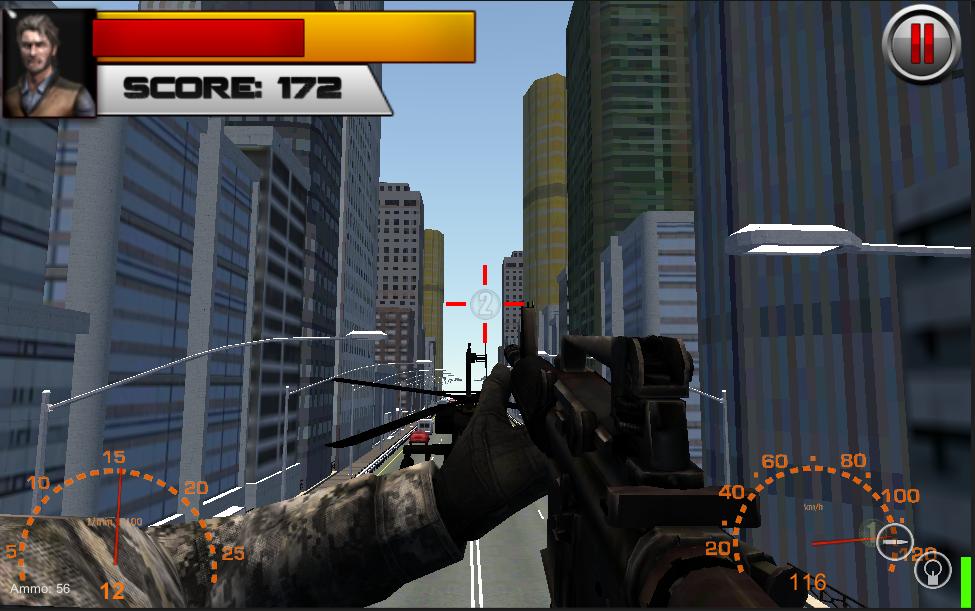 Commando War Gunship Shooting