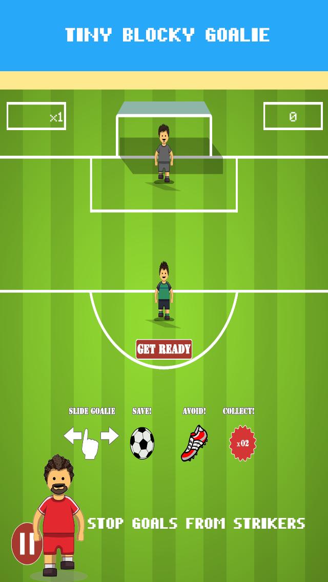Tiny Blocky Goalie - Football