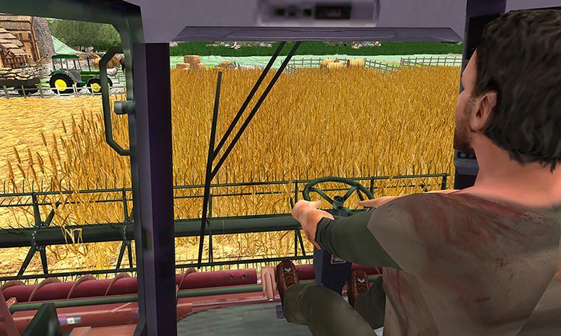 Village Farmer Tractor Sim