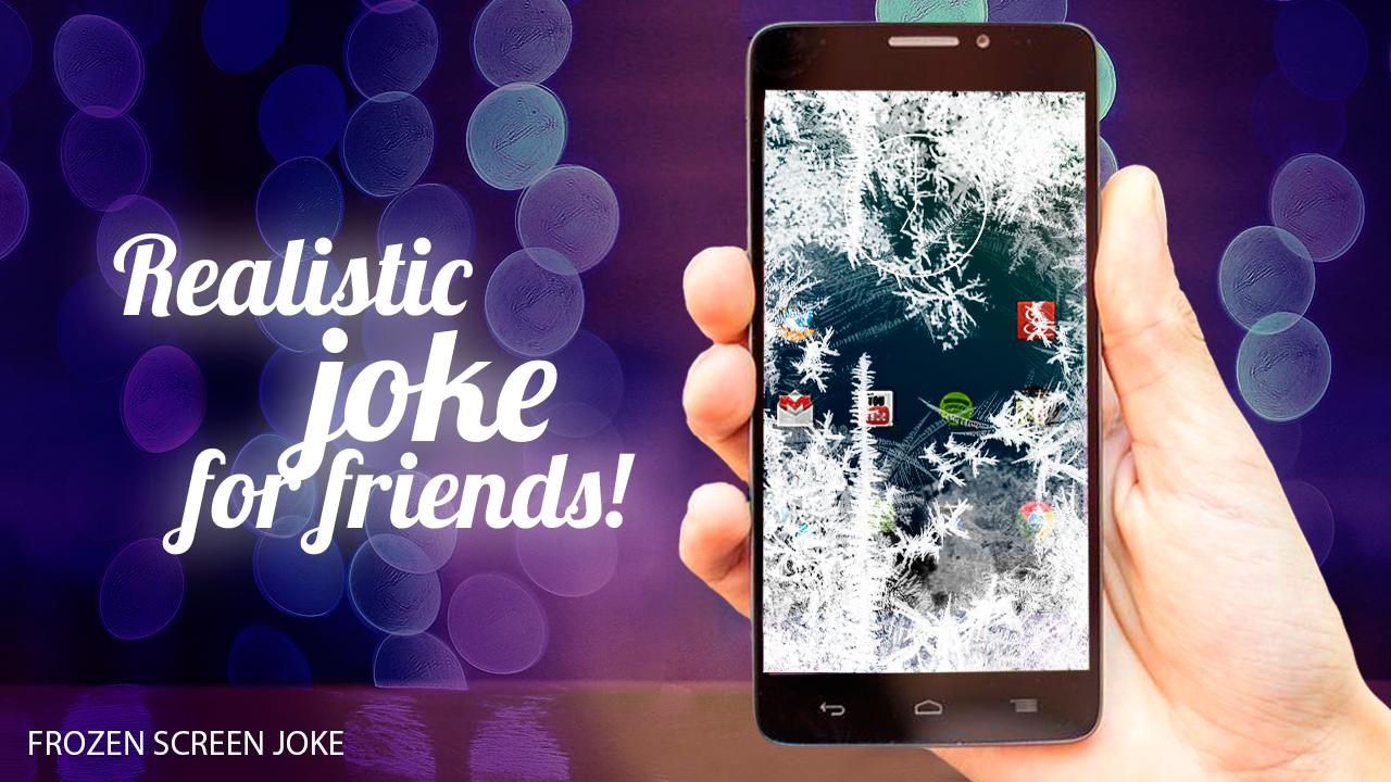 Frozen ice screen joke