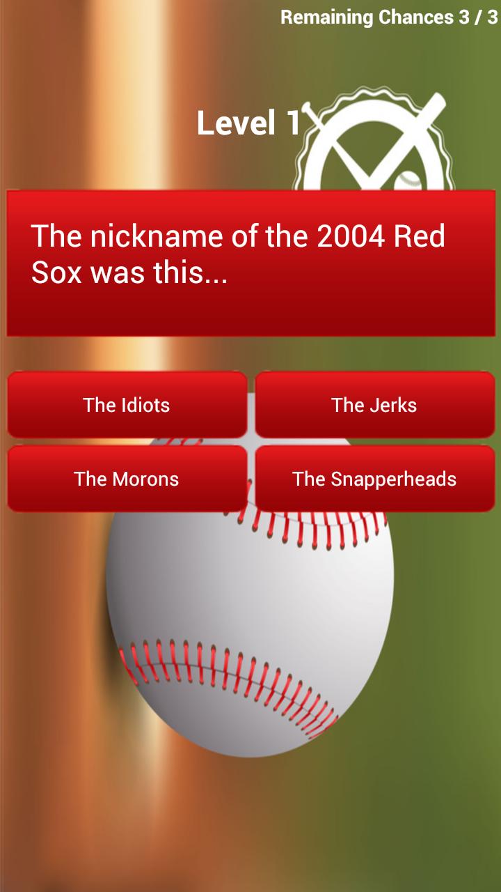 Boston Baseball Trivia