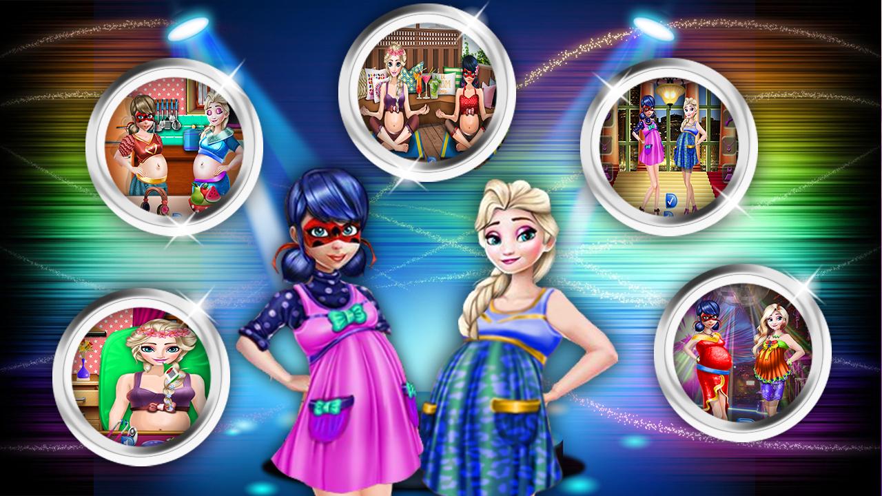 Ice Queen & Ladybug Pregnant Day Care