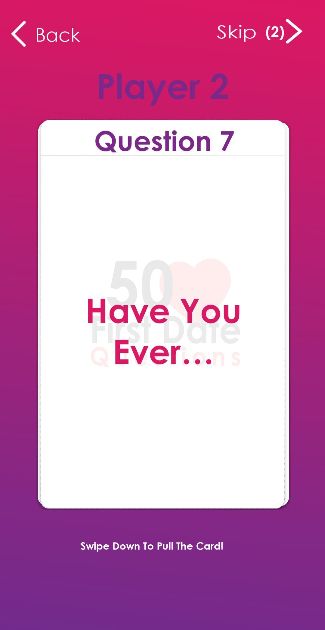 50 First Date Questions