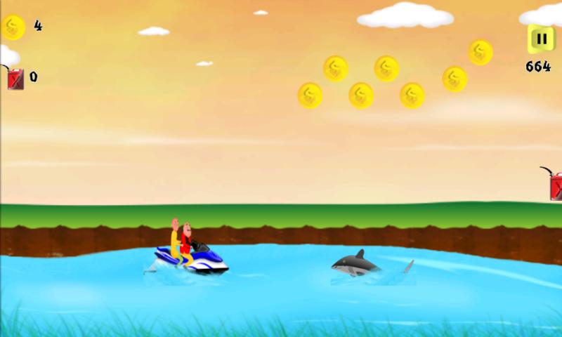 Motu Patlu Boat Driving