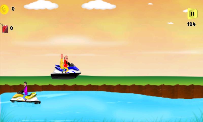 Motu Patlu Boat Driving