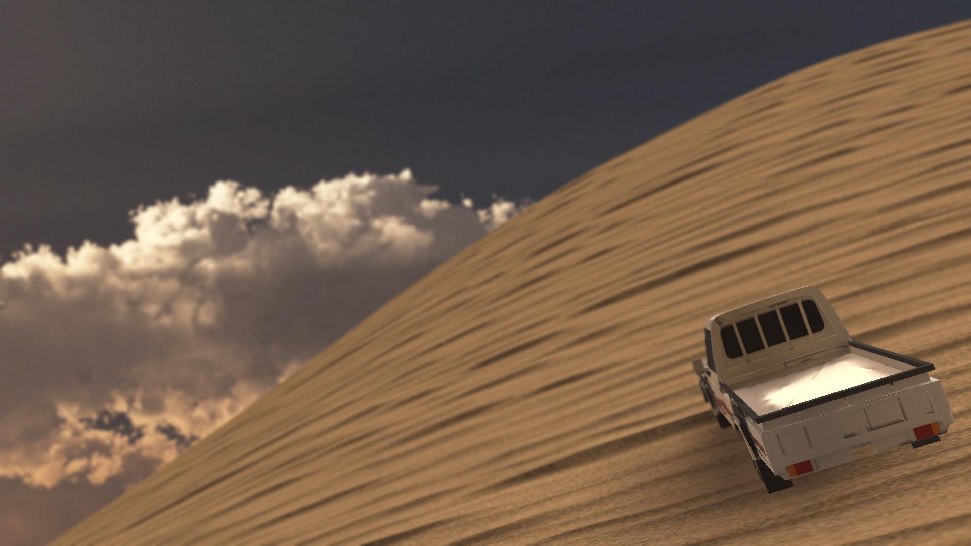 4x4 desert hill climb