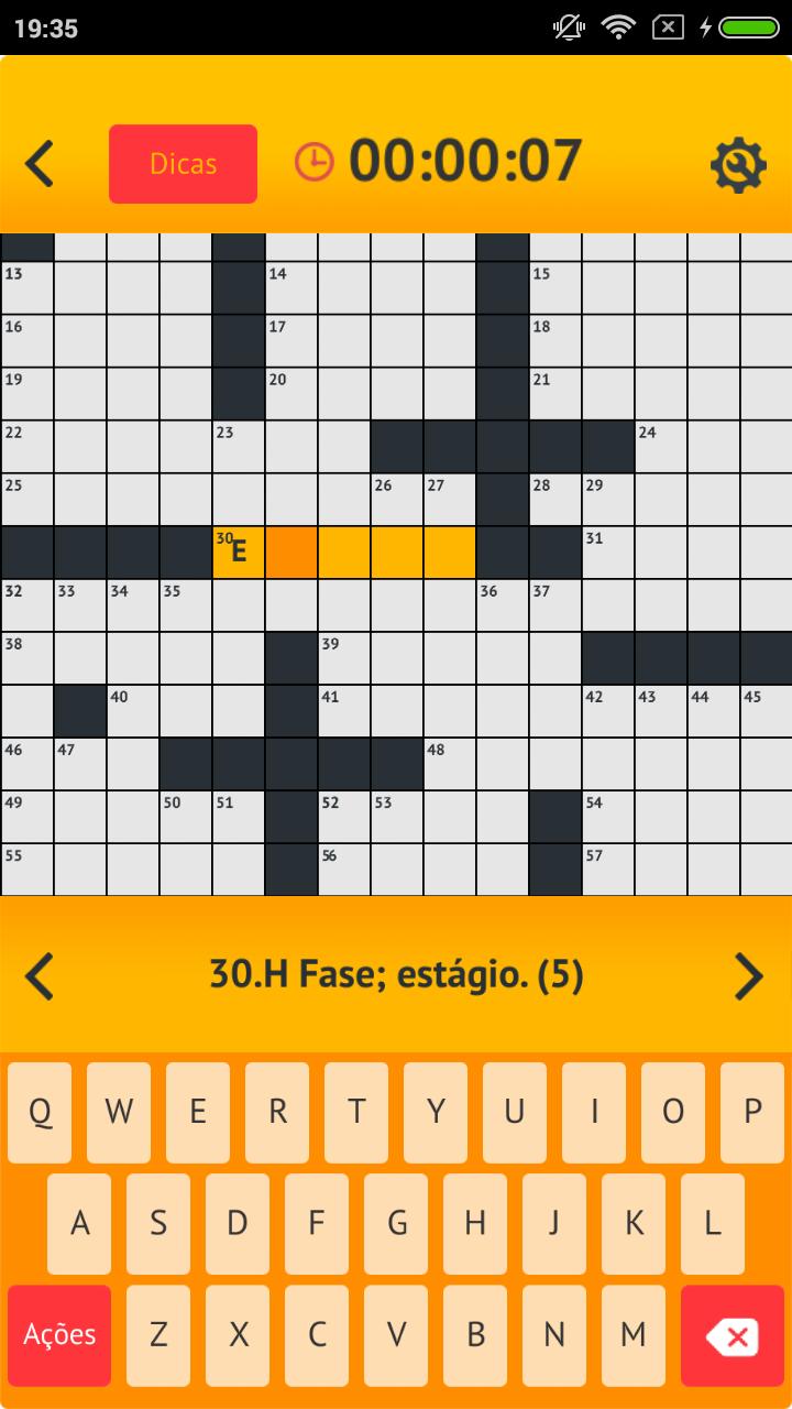 iCruzadas - Palavras Cruzadas