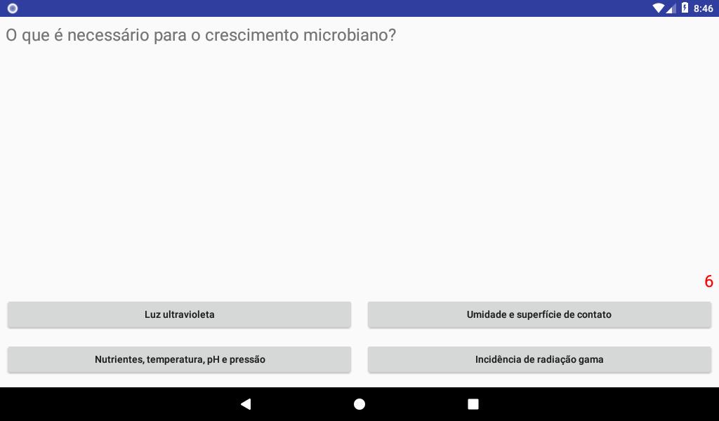 Quiz Bioprocessos
