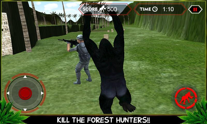 Crazy Ape Wild Attack 3D