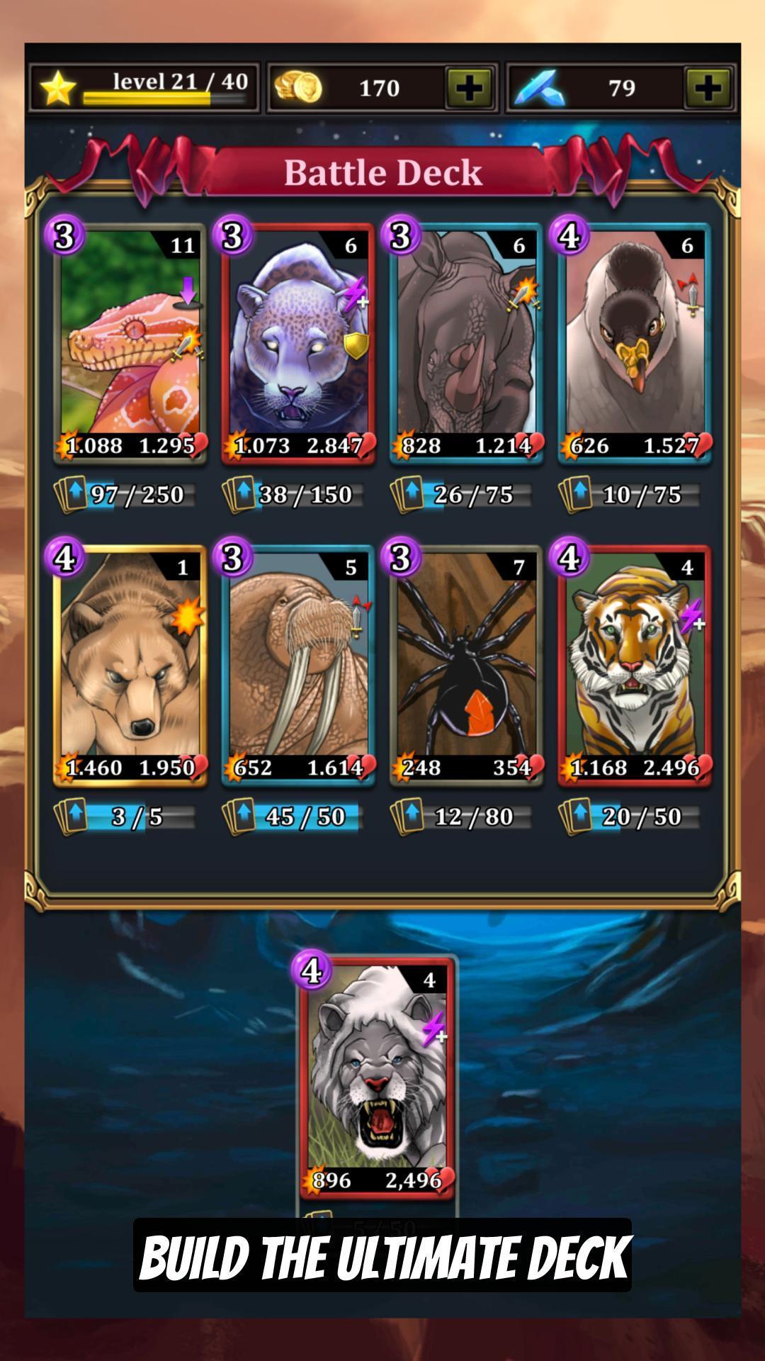CCG Deck Adventures Wild Arena