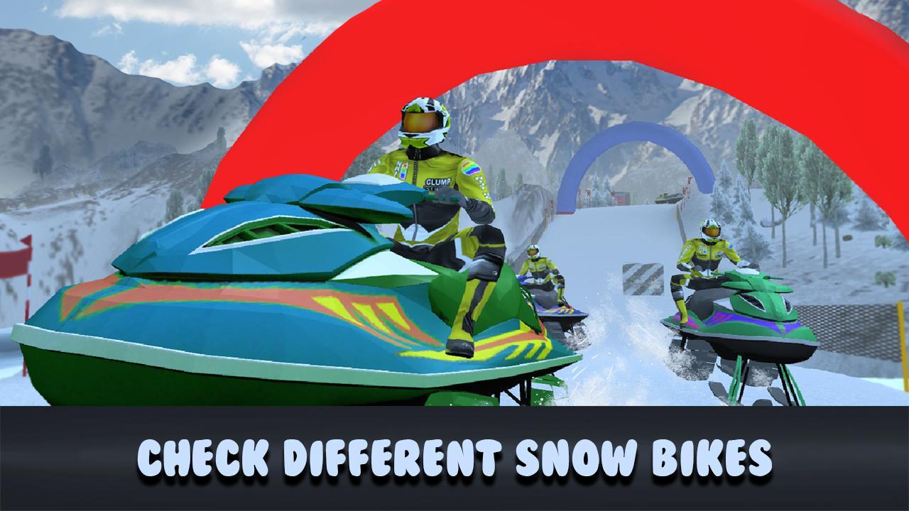 Extreme Moto Bike Snow Racing